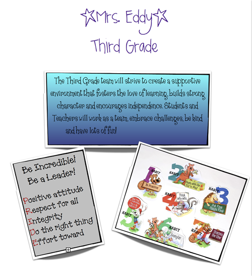 P.R.I.D.E. and 7 Habits poster 